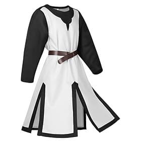 Punk  Gothic Medieval Renaissance Blouse / Shirt Tunic Warrior Knight Ritter Viking Crusader Solid Colored Fancy Dress Men's Masquerade Party Adults' Blouse