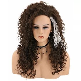 Bellatrix Lestrange Wig Women's Dark Brown Long Wavy Curly Hair Carnival Cosplay Costume Wig