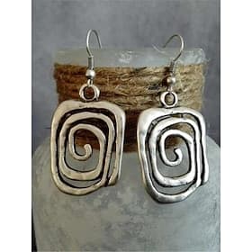 Femme Boucles d'oreille Rétro Vintage Extérieur Géométrie Boucle d'oreille