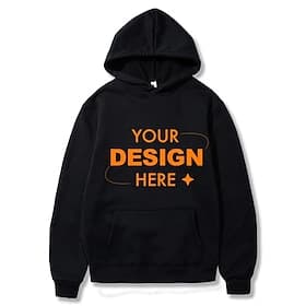 Kapuzenpullover für Herren mit individuellem Aufdruck, schwarz, blau, mit Kapuze, Buchstabe, Schnürtasche, Urlaub, Ausgehen, Streetwear, cool, lässig, Winter,