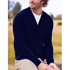 Men's Cardigan Sweater Knitted Cardigan Ribbed Knit Regular Knitted Plain V Neck Warm Ups Modern Contemporary Daily Wear Going out Clothing Apparel Winter Blac