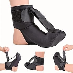 1 chaussette de nuit pour fasciite plantaire pour 99,21 à 187,39 lb  attelle de botte extensible douce pour dormir  Attelle de maintien du pied pour tendinite