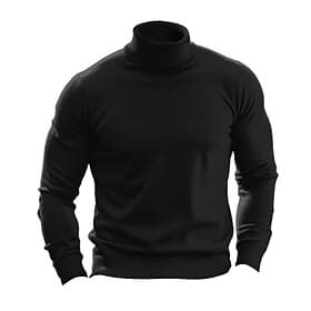 Men's Turtleneck Sweater Pullover Sweater Jumper Knit Sweater Mens Turtle Neck Jumper Ribbed Knit Regular Tops Knitted Basic Plain Turtleneck Keep Warm Modern