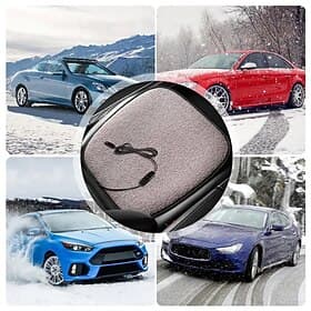 Heated Car Seat Cover USB Heated Car Seat Pad Electric Cushion 12W Thermostat Heating Cushion Heated Seat Cushion