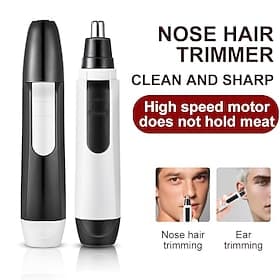 Electric Nose Hair Trimmer Implement Shaver Clipper Men Women Ear Neck Eyebrow Trimmer Shaver Man Clean Trimer Razor Remover Kit Valentine's Day Gift
