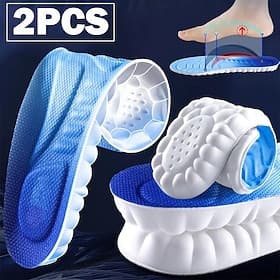 4D Cloud Technology Sports Insoles Soft, Breathable Shock-Absorbing Cushioning for Optimal Orthopedic Care