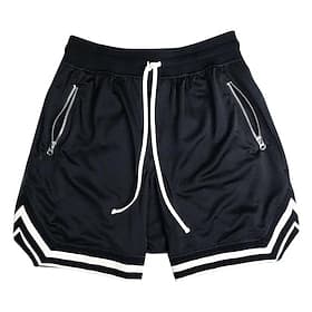 Men's Basketball Shorts Gym Shorts Basketball Sport Running Casual Drawstring Elastic Waist Color Block Knee Length Gymnatics Activewear Blue Red Micro-elastic