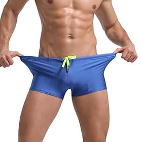 Homme Maillots de bain Shorts de bain Quotidien Plage Séchage Rapide Respirant Cordon de serrage Taille Élastique Uni Court Sport Occasionnel Tenues de Sport B