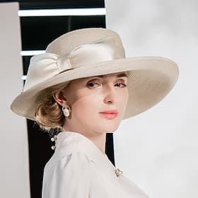 1950s Retro Vintage Derby Hat Church Hat Kentucky Derby Hat Gentlewoman Noblewoman Women's Valentine's Day Derby Ascot Horse Racing Festival Adults' Hat Spring