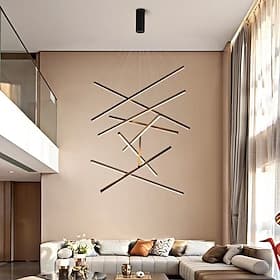 lampada a sospensione a led dimmerabile 3/5/7 testa lampada moderna per isola della cucina, illuminazione a sospensione regolabile per isola della cucina, lamp