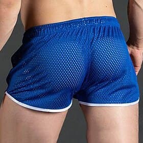 Homme Short Short du dimanche Des sports Sortie Fin de semaine Course Pour tous les jours Cordon Taille elastique Rayé Longueur genou Justaucorps gymnastiques
