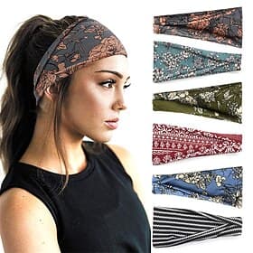 Boho Headbands For Women Fashion Wide Headband Yoga Workout Head Bands Hair Accessories Band