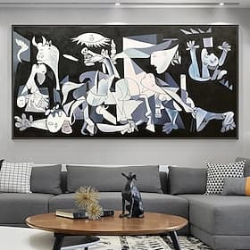 Handgemacht Hang-Ölgemälde Handgemalte Horizontal Berühmte Karikatur Moderne Klassisch Ohne Innenrahmen (ohne Rahmen)