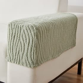 Stretch Armrest Covers for Chairs and Sofas Couch Arm Covers for Sofa Spandex Jacquard Armrest Covers Anti-Slip Furniture Protector Washable Armchair Slipcover