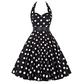 1950s Retro Vintage Swing Dress Flare Dress Polka dots Fancy Dress Women's Halloween Carnival Masquerade Casual Daily Bachelorette Party Adults' Dress Homecomi