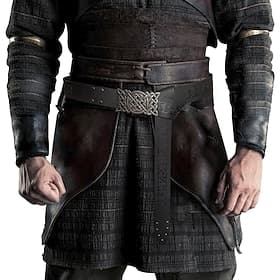 Punk  Gothic Mittelalterlich Renaissance Cosplay Kostüm Taillengürtel Ritter Wikinger Keltischer Ritter Ranger Elfen Kostüm Herren Damen Vikinger Halloween Kar