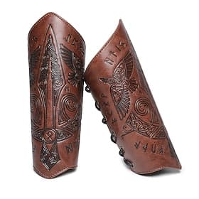 Rétro Vintage Médiéval Renaissance Armure Bracelet Brassard Pirate Viking Croisé Ranger Valkyrie Tir à l'arc Déguisement Homme Femmes Viking Fantaisie Carnaval