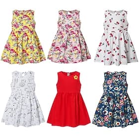 Enfants Fille Robe Graphic Sans Manches Formel Extérieur Soirée Mode Le style mignon Nylon Eté Printemps 4 ans et  8011A-75 fleur rose riche 8011A-73 autocolla