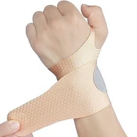 2 Stück ultradünne Handgelenkbandagen für Karpaltunnelsyndrom, Schmerzlinderung, Arthritis, Sehnenscheidenentzündung, elastische Handgelenkbandagen für rechte