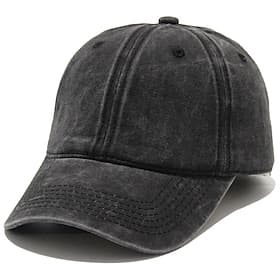 Men's Baseball Cap Black Yellow Cotton Streetwear Stylish Casual Daily Outdoor clothing Holiday Plain Sunscreen