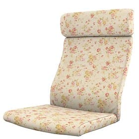 Chair Cushion Cover 100% Cotton Floral Quilted Smooth Slipcovers POcover LITB PRIME cover