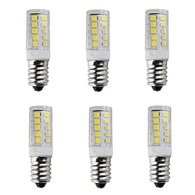 6 stks e14 led maïs lichten 180 lumen 3 w 33 led kralen smd 2835 warm wit wit 110v.220v