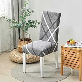 Arrival Super Fit Stretch Removable Washable Dining Chair Protector Cover Short Seat Slipcover for Hotel Dining Room Ceremony Banquet Wedding Party