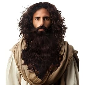 Perruques de cosplay Blond Lisse Cheveux synthétiques Court Perruques Homme Perruques Pour la fête