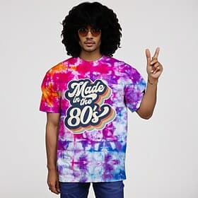 T-shirt Tie-Dye Tee 3D Tie Dye Print 80s Retro Vintage 1980s T-shirt Sleeve Retro Vintage 1980s 1970s for Men's Adults' 3D Print  for Masquerade Casual Daily