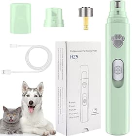 Dog Nail Grinder 2-Speed Rechargeable Dog Nail Trimmers for Large Medium  Small Dogs Upgrade Professional Electric Pet Paws Grooming Quiet Puppy Grooming Tool