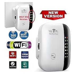 300Mbps WiFi Repeater WiFi Extender Amplifier WiFi Booster Wi Fi Signal 802.11N Long Range Wireless Wi-Fi Repeater Access Point
