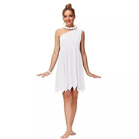 Robe Costume Wilma Pierrafeu Déguisement drôle Adulte Femmes Mascarade Fête / Soirée Se déguiser