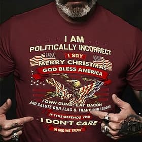 4th of July 2026 250th Memorial Day Men's Patriotic Patriot Graphic National Flag Veteran Short Sleeve T-Shirt