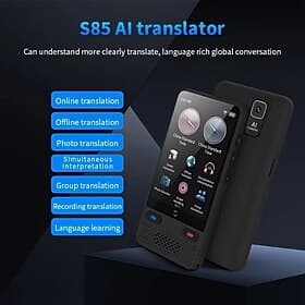 Language Translation Device Two-way Real-time Voice Translation Supports 138 Languages Accurate Offline And Recorded Photo Translator With 3.54 Hd Inch Touchsc