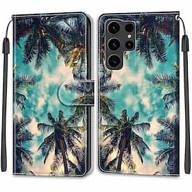 Handy Hülle Handyhüllen Für S26 Ultra Plus S25 S24 S23 S22 Plus Ultra S23 FE S20 A55 5G A35 5G A25 Rückseite Mit Ständer Mit Handgelenkschlaufe Kartenfach Retr