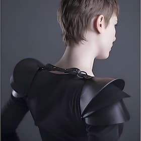 Retro Vintage Medieval Renaissance Armor Shoulder Armor Warrior Knight Ritter Viking Elven Shieldmaiden Fancy Dress Women's Viking Party LARP Ren Faire Adults'