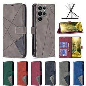 Phone Case For S24 Ultra S24 Plus S24 S24 FE S23 S22 S21 S20 Plus Ultra A55 A35 A25 A15 5G A54 A34 A14 A72 A52 A32 A22 A12 A71 A51 A31 S10 Lite Wallet Case wit