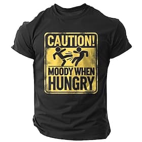 Voor heren Tekstopdruk Grappig T-shirt 100% katoen Korte mouw Grafisch Shirt Zwart Leger Groen Donkerblauw Comfortabel T-shirt Festival Modeontwerper kleding