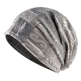 Men's Unisex Beanie Hat Beanies Skull Cap Black Blue Polyester Cozy Daily Wear Going out Patterned