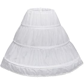 Rokoko Viktorianisch Prinzessin Reifrock Krinoline Unterrock Tüllrock Einfarbig Kostüm Mädchen Maskerade Veranstaltung / Fest Abschlussball Kinder Rock