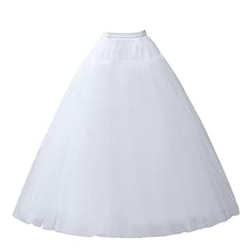 Rokoko Viktorianisch Prinzessin Reifrock Krinoline Unterrock Tüllrock Einfarbig Kostüm Damen Maskerade Veranstaltung / Fest Abschlussball Erwachsene Rock