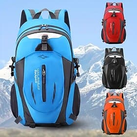 20-35 L Rygsække til dagture Rygsæk Lynlås Multi lomme - Påførelig Holdbar Udendørs Vandring Camping Militær Nylon Sort Rød Blå