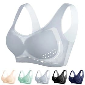 Femmes Haut de Soutien-Gorge Sous-vêtement Brassière Soutien-Gorge Confortable Respirant Résistant aux Chocs Coussin amovible Sans Armature Uni Sport Tenues d thumbnail 3