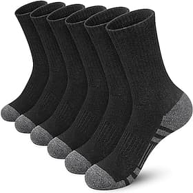 Men's 5 Pairs Multi Packs Socks Crew Socks Running Socks Casual Socks Black White Color Color Block Solid / Plain Color Sports  Outdoor Daily Vacation Basic Me