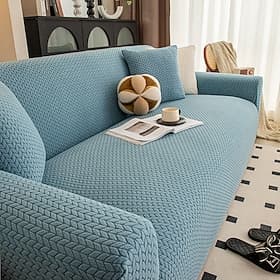 High Elasticity Sofa Cover Soft and Stretchable Fabric Fits Most Sofas Perfectly Durable and Comfortable Slipcover Protects Furniture from Stains and Damage Ea