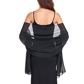 Shawl Wraps for Women Wedding Evening Chiffon Soft Shawls for Wedding Guest Bridal Scarf