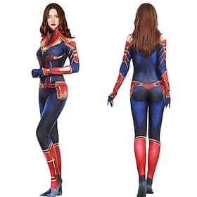 Superhero Zentai Suits Costume Bodysuits Carnival Costume Cosplay for Women's Girls' Kid's Adults' Halloween Carnival Party Performance Bachelorette Party