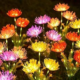 2 stuks buiten zonne-energie kust bloemenveld inbouwlamp binnenplaats tuinpad gazon decoratie lamp lente festival zomer festival bruiloft sfeer decoratie lamp
