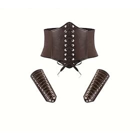 Retro Vintage Medieval Renaissance Waist Belt Wristband Fancy Dress Men's Women's Unisex Viking Fantasy Halloween Carnival Masquerade Performance Stage LARP Ad