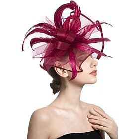 Elegant Derby Headpiece Fascinator Gentlewoman Fancy Dress Women's Carnival Party Derby Wedding Party Adults' Fascinator Spring  Summer thumbnail 2